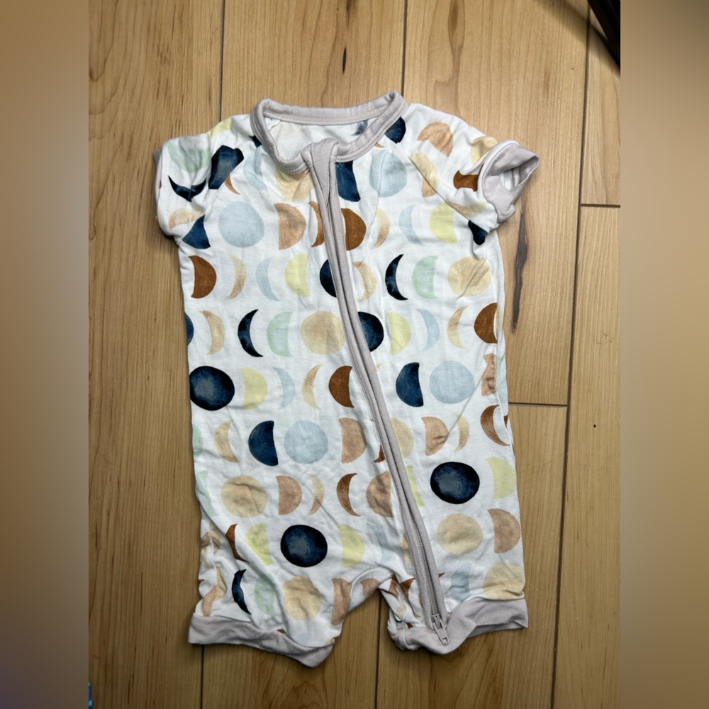 Little Sleepies Multicolor Moon Bodysuit